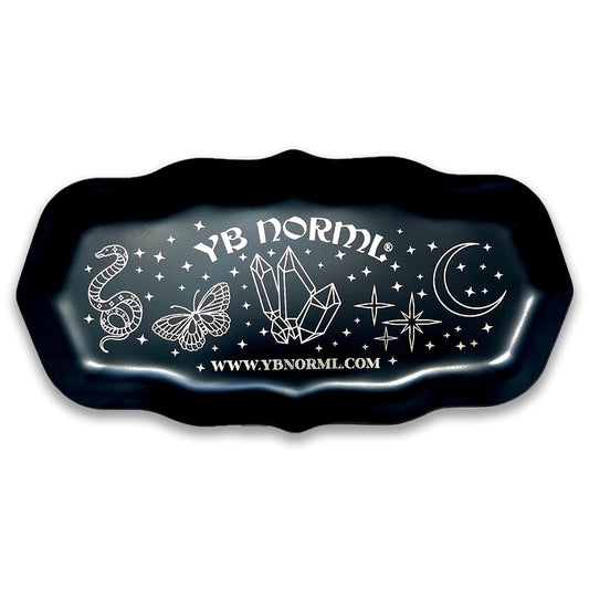 Baroque Black Celestial Rolling Tray